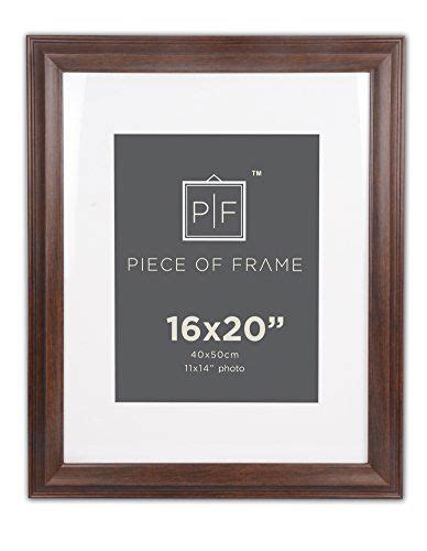 16x20 brown picture frame|More.